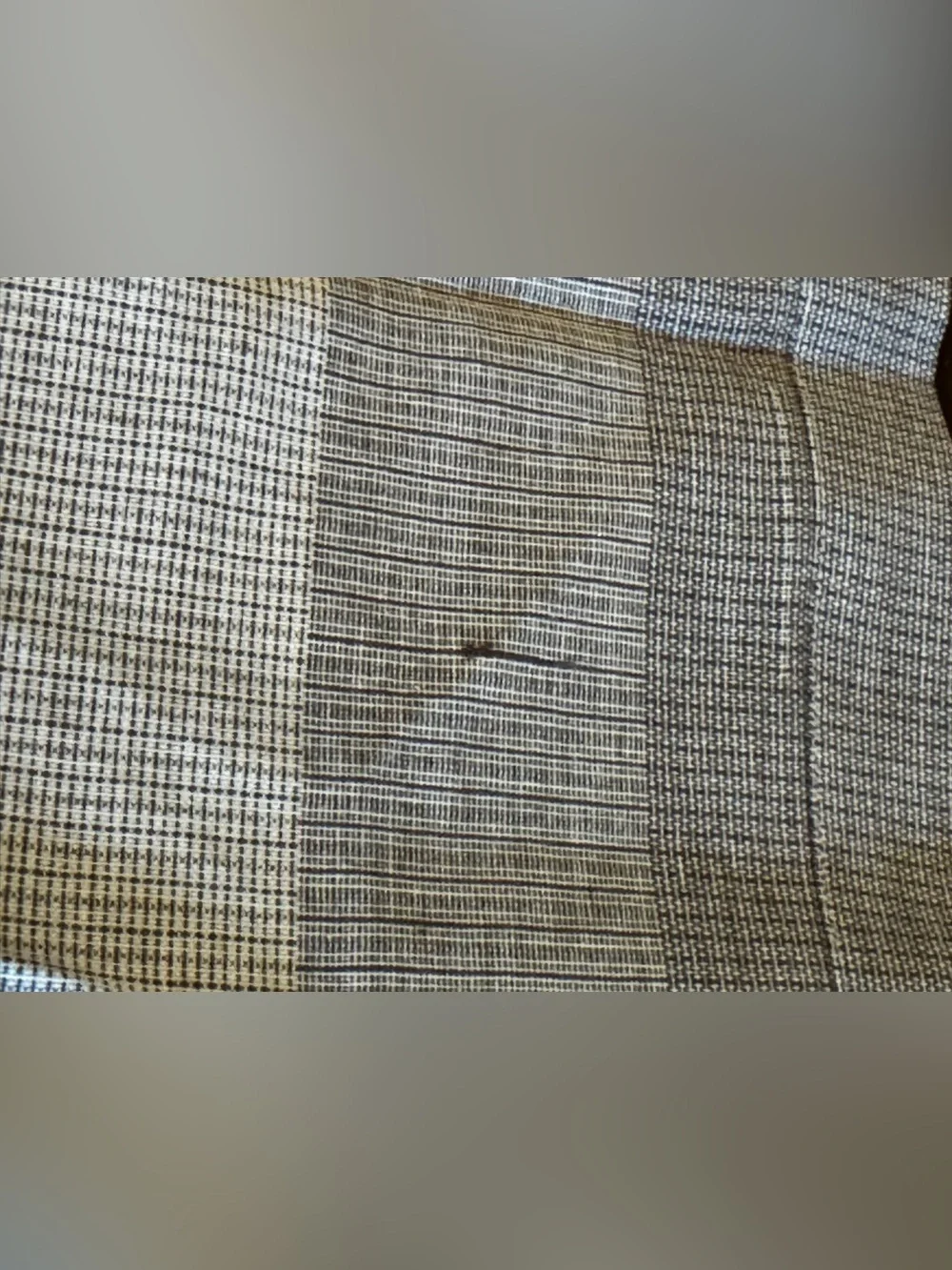 NWOT Williams Sonoma ombré slub stripe napkin set of 4 gray white casual